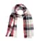 Glitzhome® 70" Red, White & Navy Scarf with Fringe